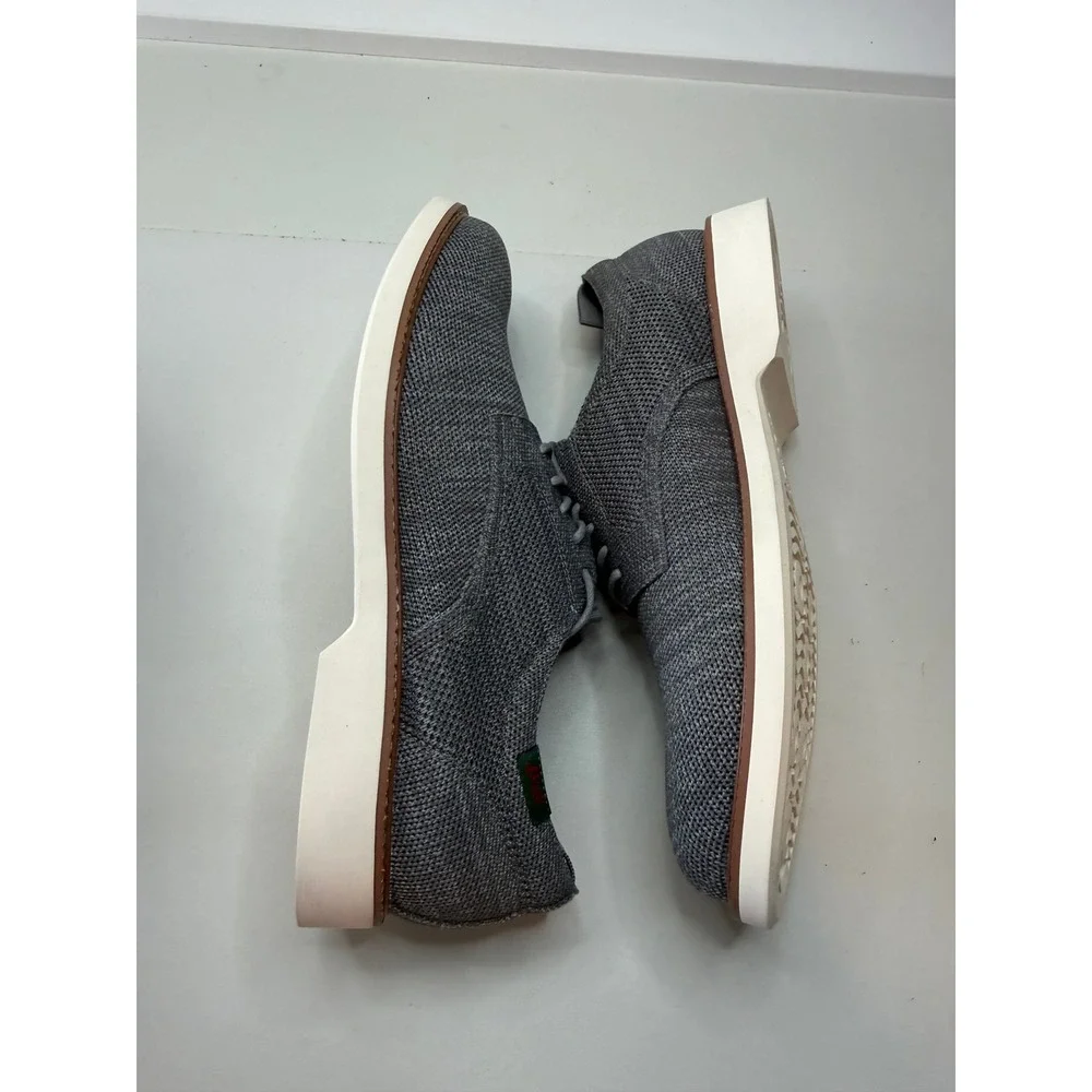 G.H. Bass & Co. Bucs Originals Grey Knit Oxford Shoes BAZ2B421 Mens 8.5 M NEW